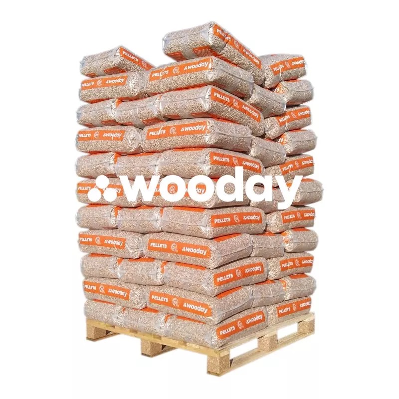 Pellet Wooday - Palette de 65 sacs de 15 kg